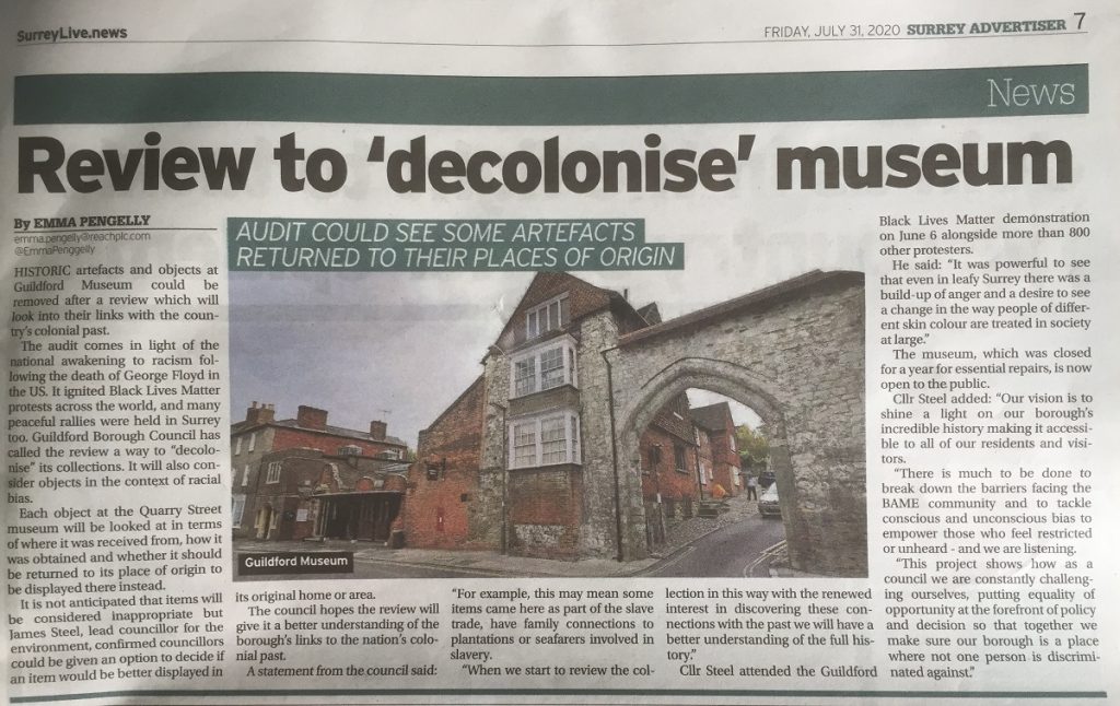 Guildford Museum Decolonisation Project